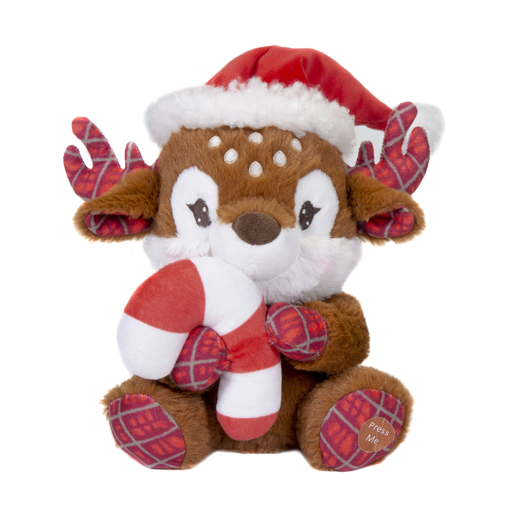 Holly Jolly - 9" Deer w/ Sound & Lights