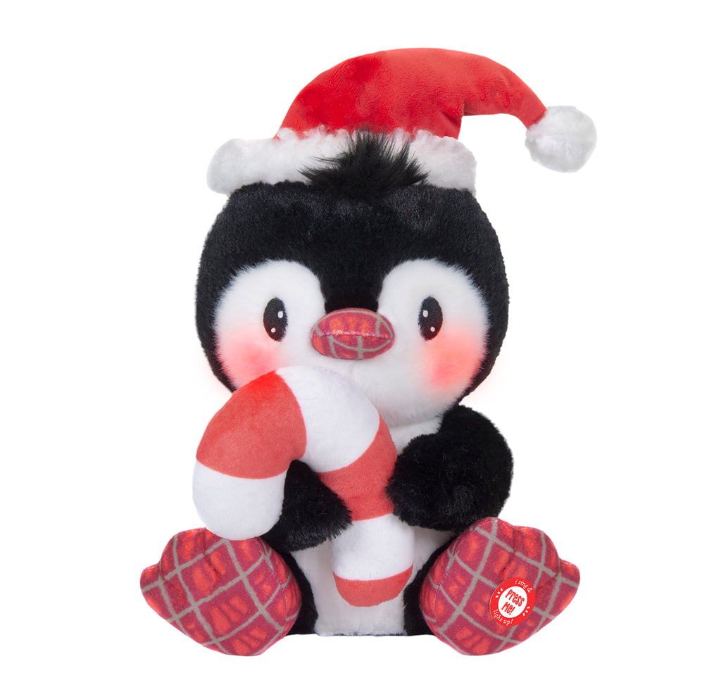 Holly Jolly - 9" Penguin w/ Sound & Lights