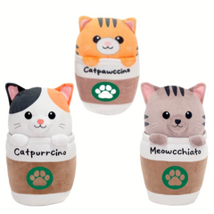 Cats様 CATPURRCINOS - 9IN Cat Cups - Fiesta Toy