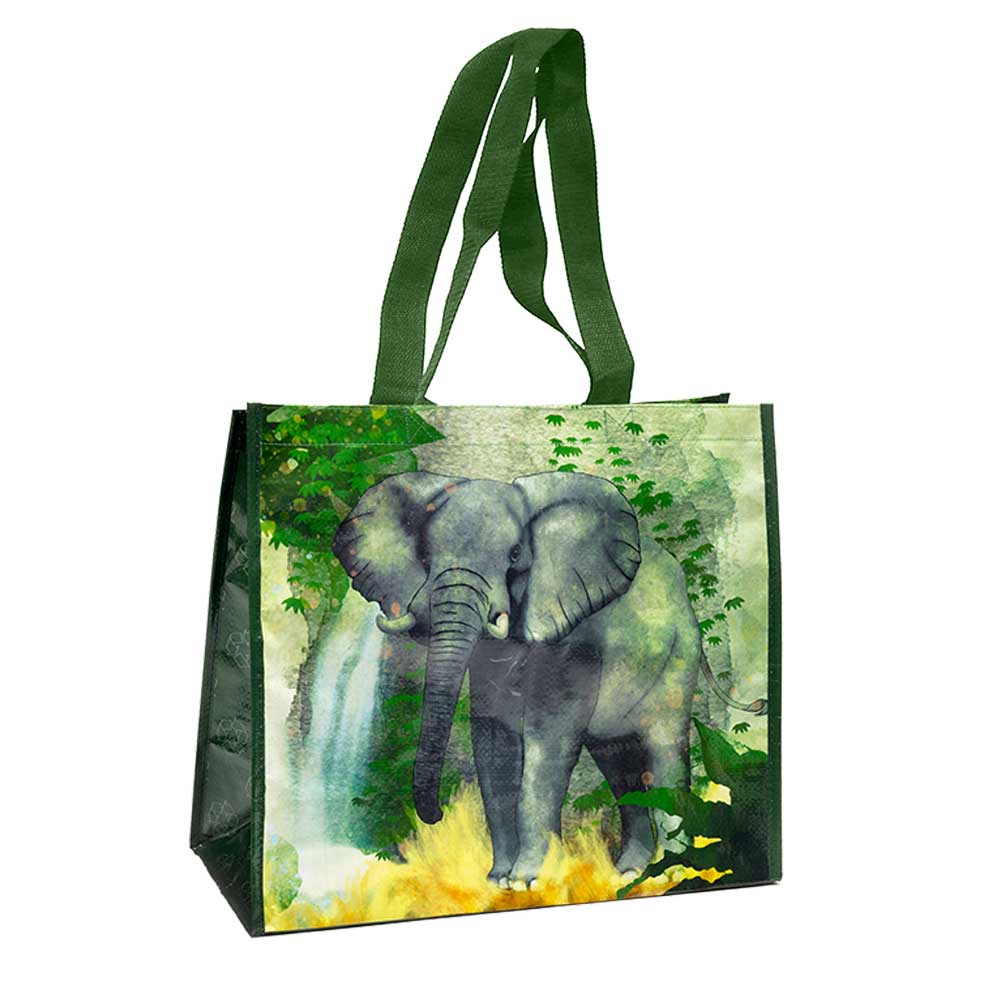 Elephant Watercolor Tote Bag