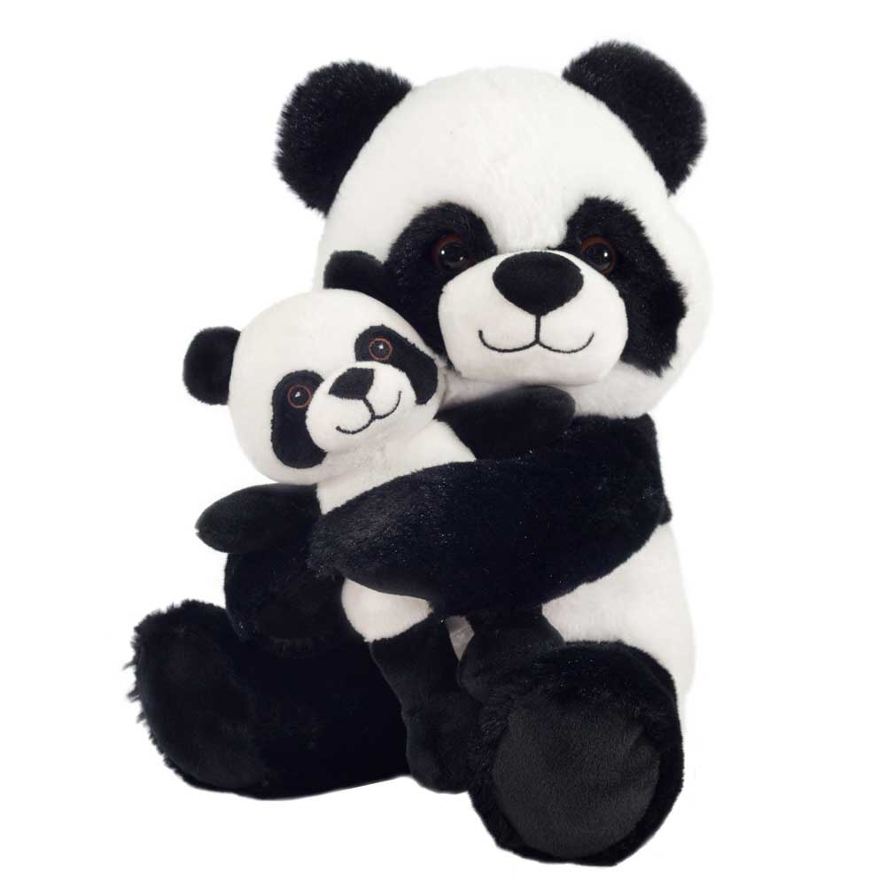 10" Panda Mom & Baby