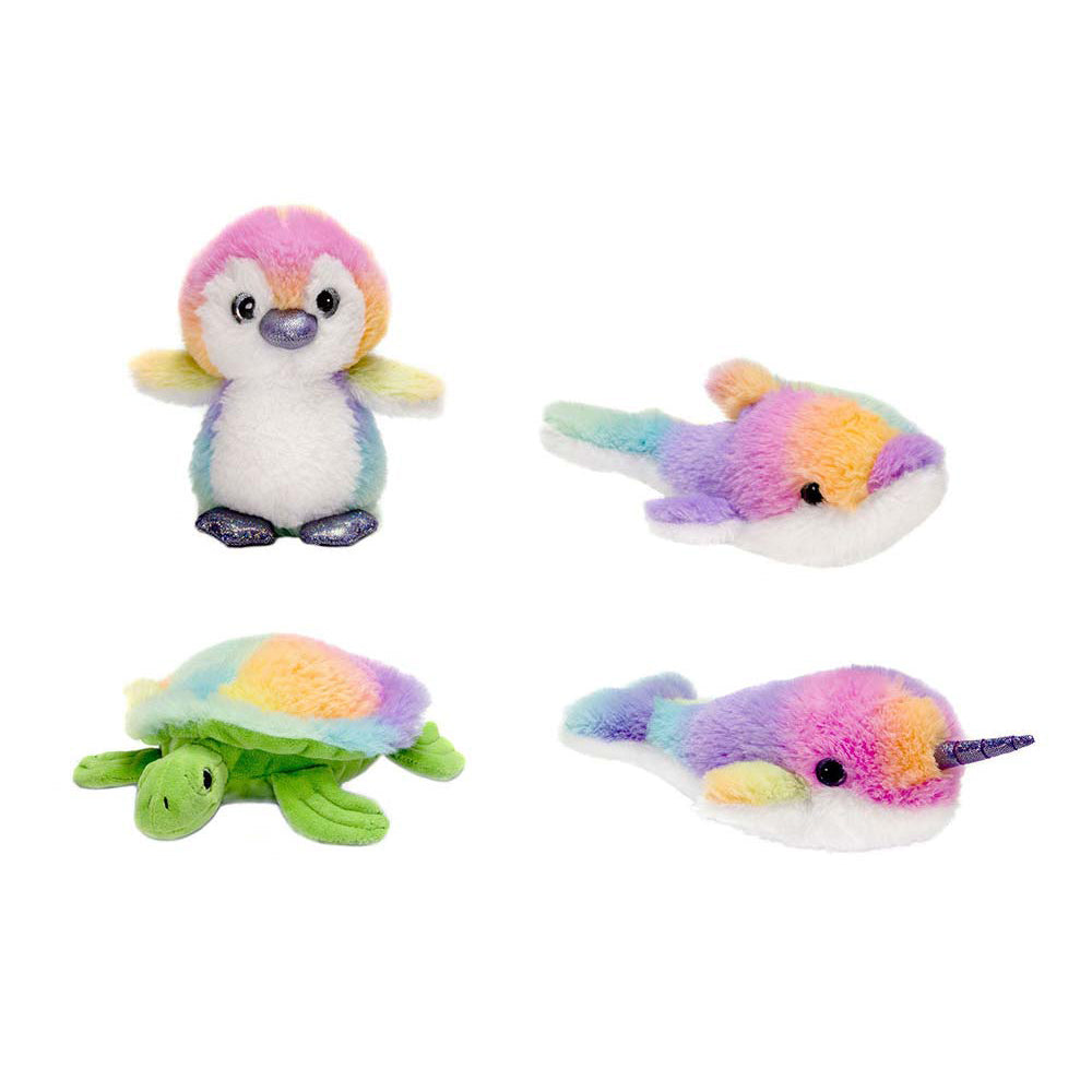 CB KEY CLIPS - 4IN SEALIFE - Turtle, Penguin, Shark, Narwhal, or Jelly -  Fiesta Toy