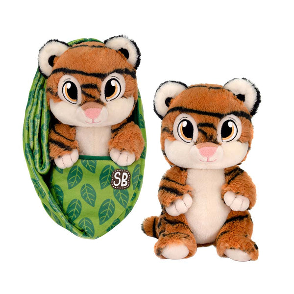 SWADDLE BABIES 9.5IN CUDDLE TIGER IN SLING Fiesta Toy