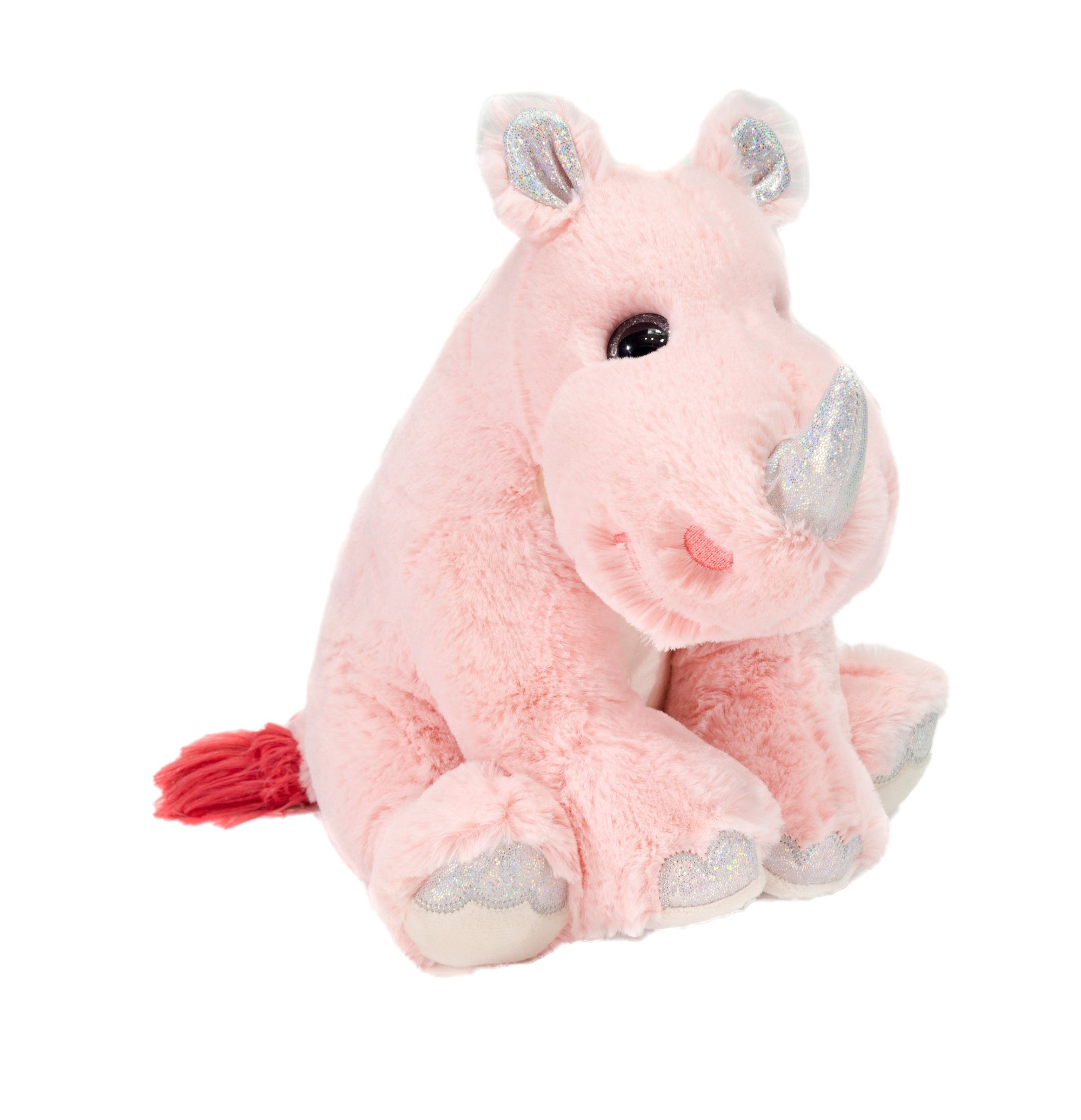 COTTON CANDY CUTIES - 10IN RHINOS PINK OR TURQUOISE
