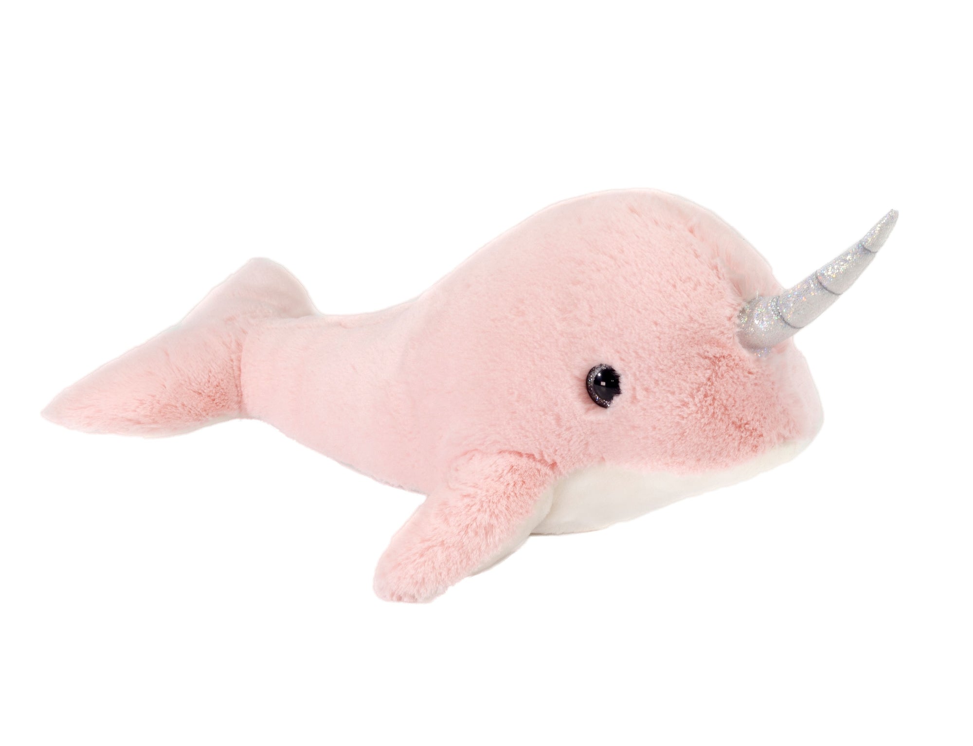 COTTON CANDY CUTIES - 15IN NARWHALS PINK OR TURQUOISE