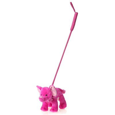 Walk-Your-Petz 10.5" Pink Elephant