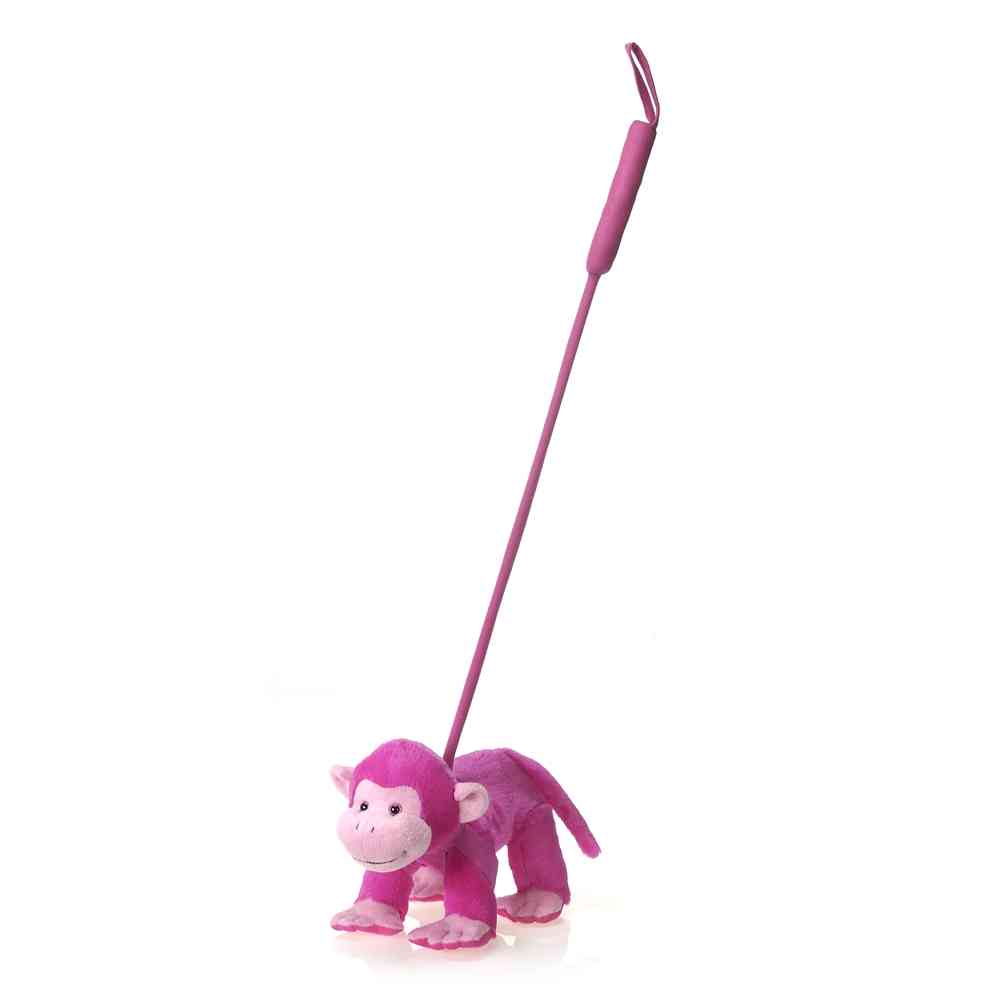 Walk-Your-Petz 10.5" Pink Monkey