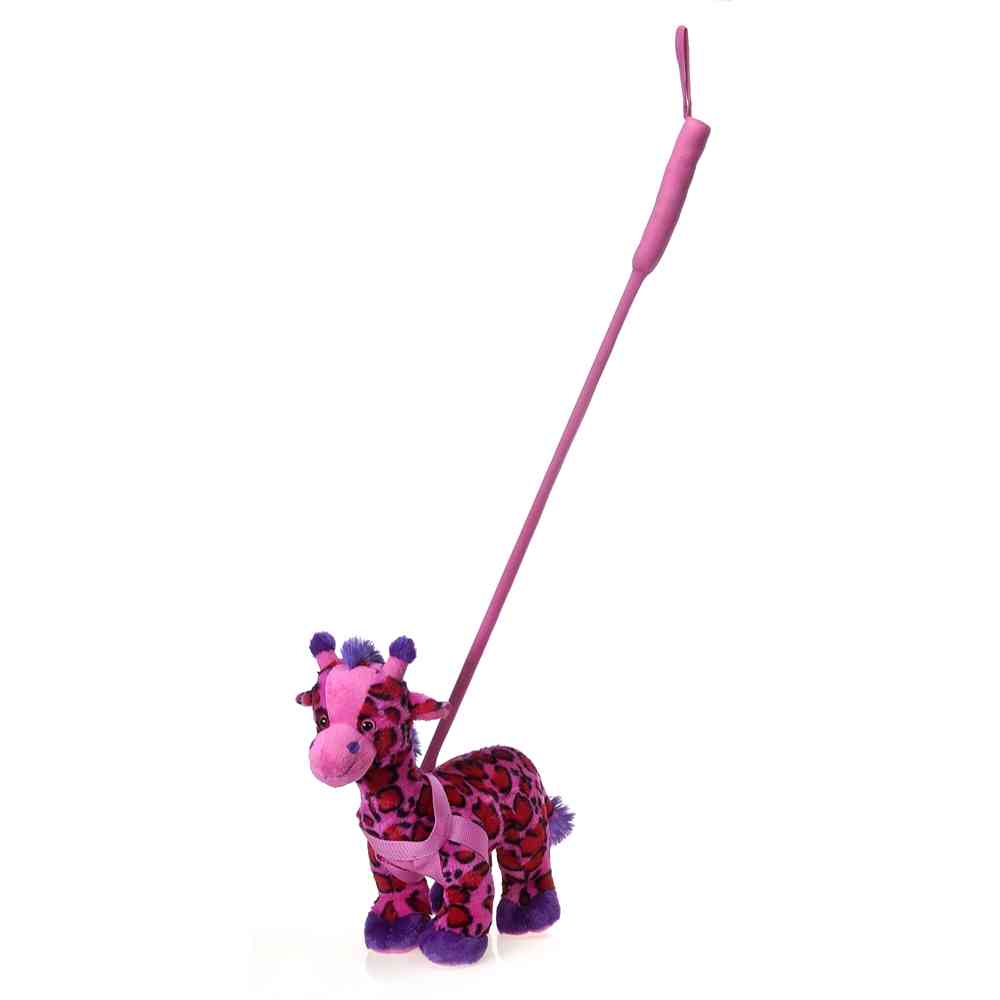 Walk-Your-Petz 10.5" Pink Giraffe