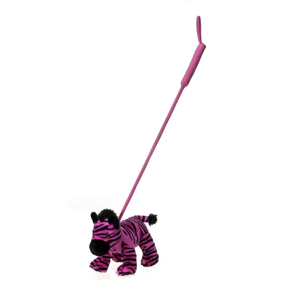 Walk-Your-Petz 10.5" Pink Zebra