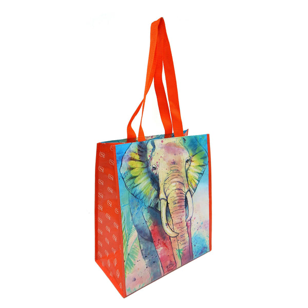 Handmade Elephant Rhinestone Jute Bag - Personalised Gifts | Rhinestones |  Stickers | Bling 'em Up