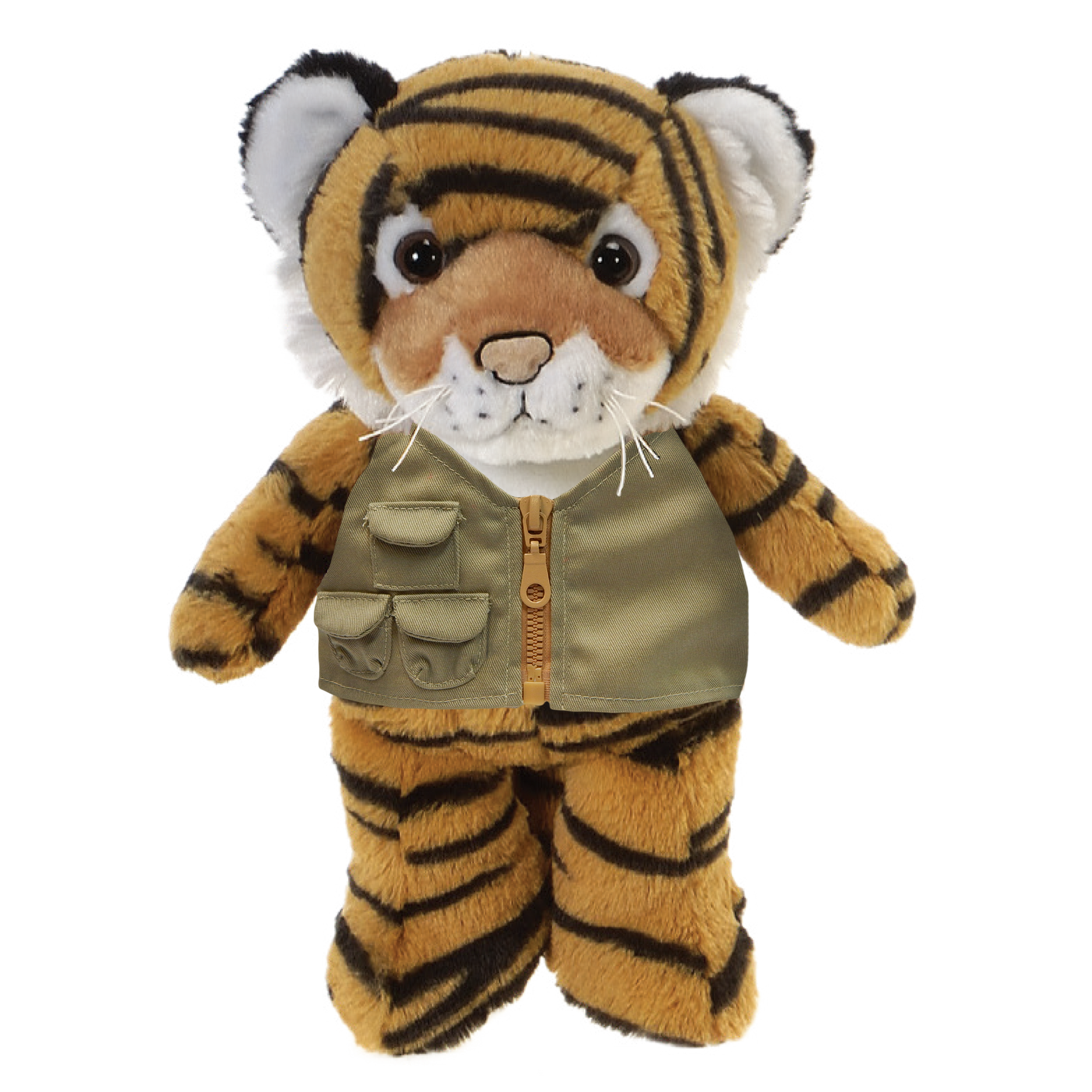 Tiger with Safari Vest