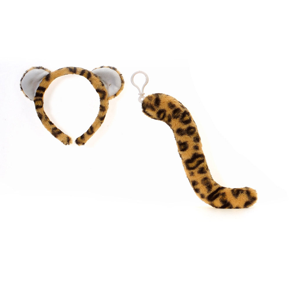Leopard Ears Headband and Tail
