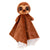 3.25IN X 13.5IN X 13.5IN SLOTH BLANKIE WITH RATTLE