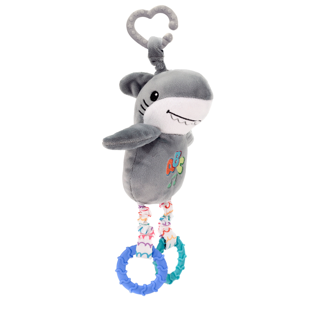 8.5IN SHARK ACTIVITY TOY WITH SOUND