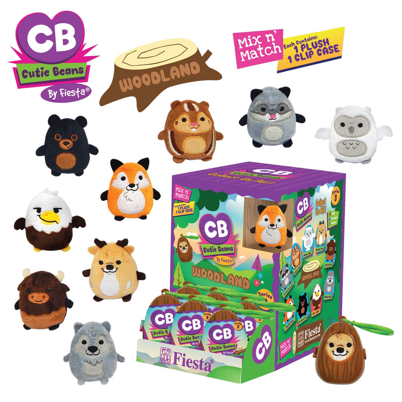 Cutie Beans - 3" Woodland Series